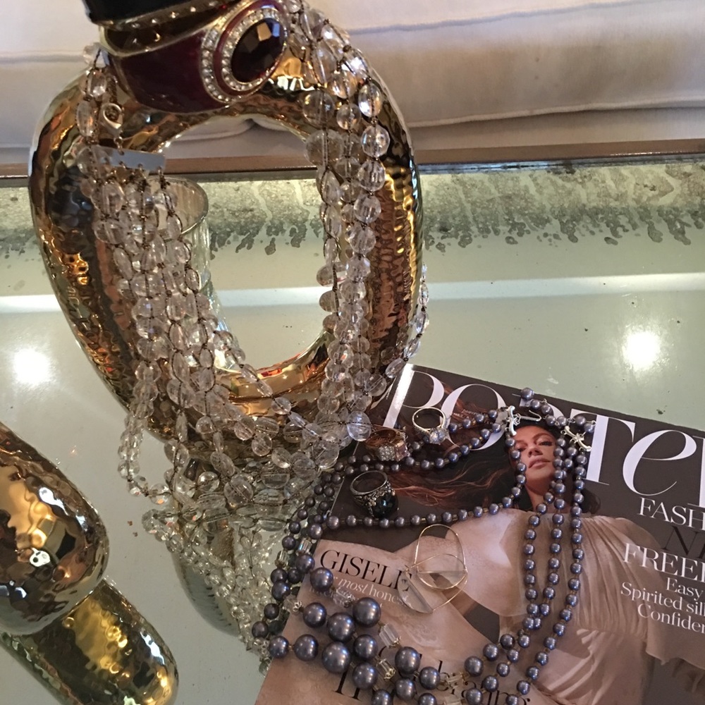 A Collection of Jewels-necklaces, bracelets, rings
